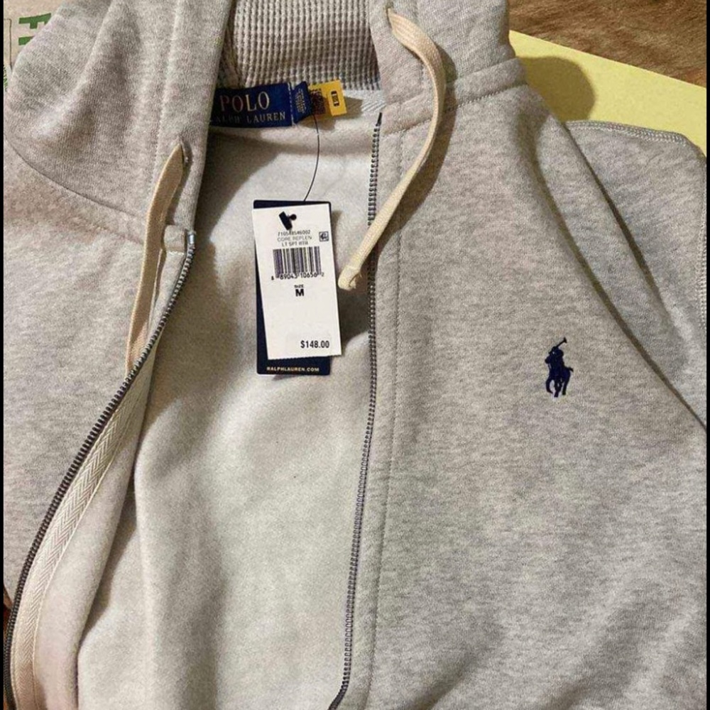 Polo zip up hoodie